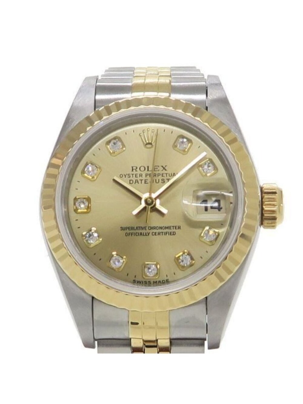 Rolex Datejust Watch Yellow